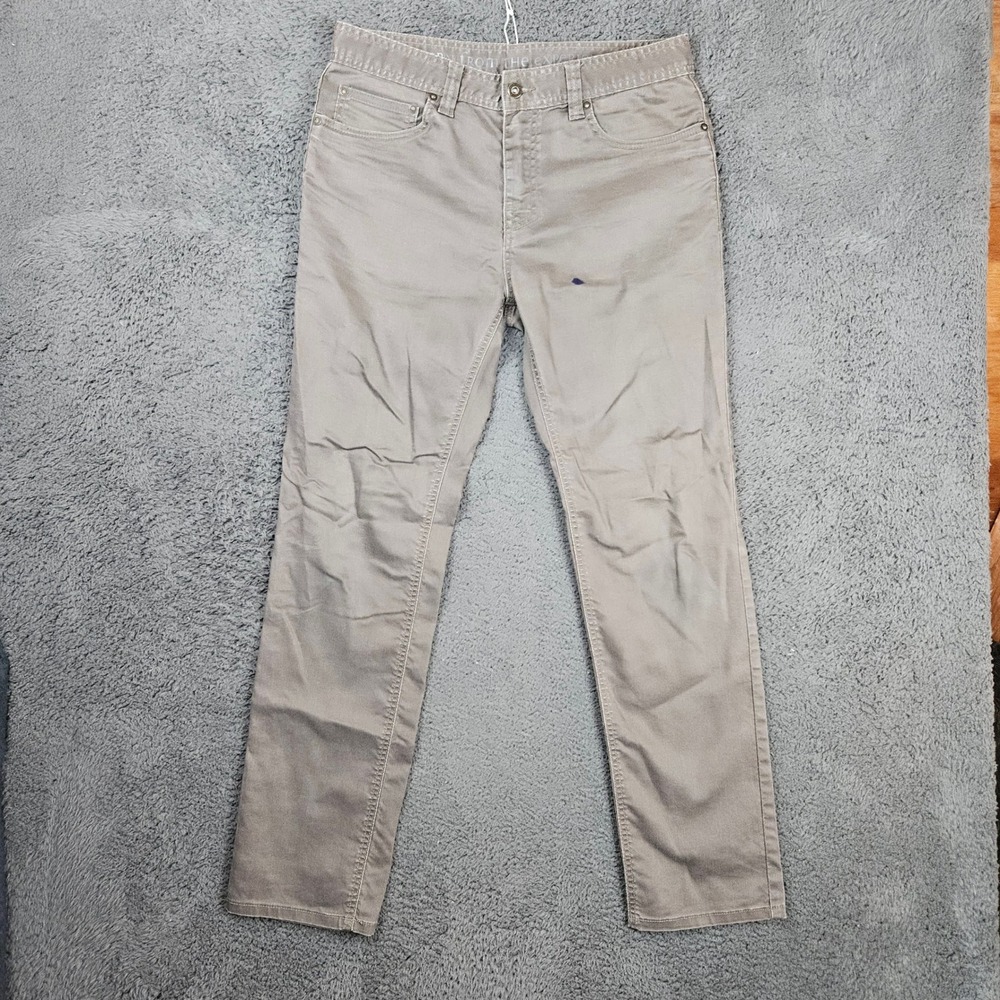 Prana‎ Bridger Jeans Mens 32x32 Gray Slim Fit 5 Pocket Performance Stretch Denim